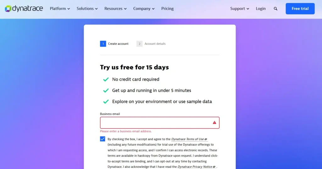 Dynatrace University Account
