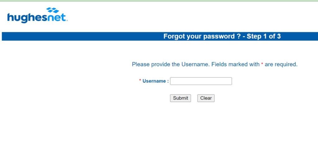 How To Forgot your Password For myhughesnet