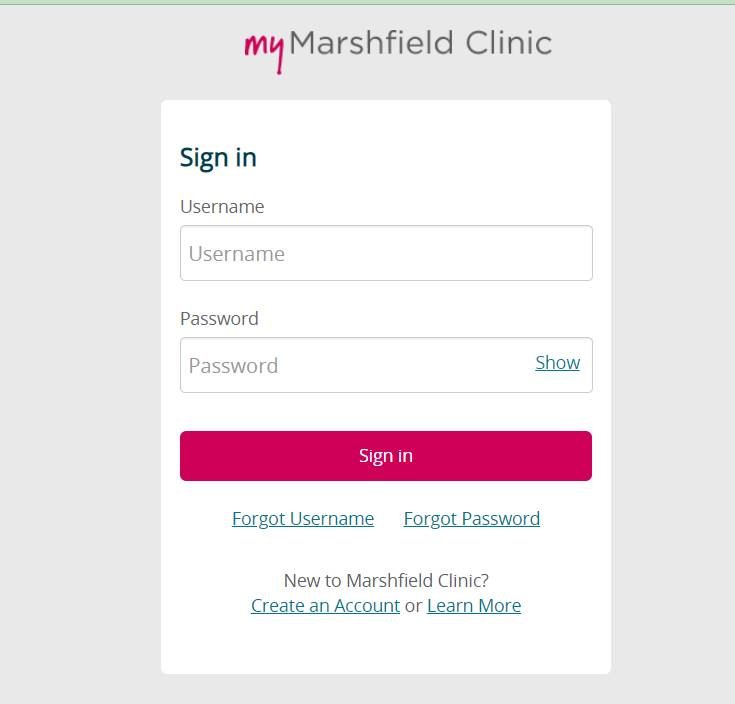 MyMarshfieldClinic Login