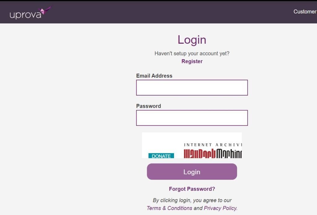 Uprova Login