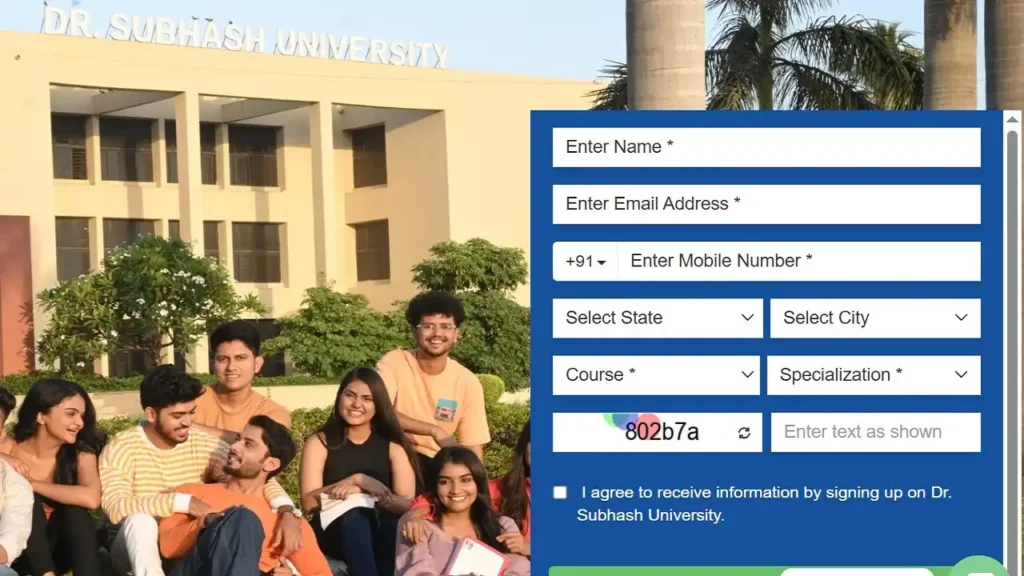 How Can I Apply For Admission At Dr. Subhash University