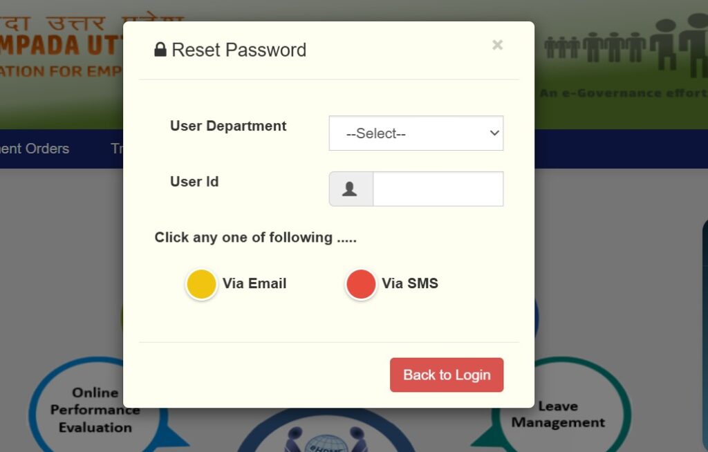 How To Forgot Password For Ehrms Upsdc Gov In Up Payroll
